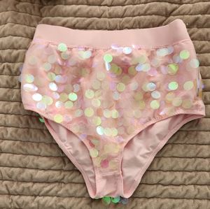 Kikkirikki pink sequin bottoms size Medium